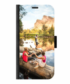 Apple iPhone 13 Wallet case (front printed, black)