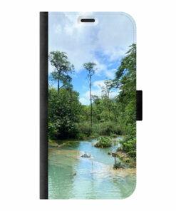 Apple iPhone 11 Pro Max Wallet case (front printed, black)