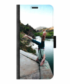 Samsung Galaxy S10 Wallet case (front printed, black)