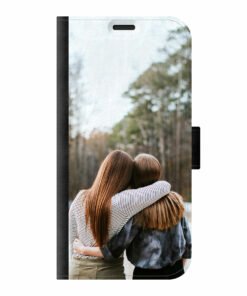 Samsung Galaxy S23 Wallet case (front printed, black)